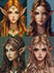 Serene Elf Princess Pixel Portrait - Vibrant Pixel Art Portrait for Fantasy Creators and Game Designers 4