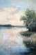 Serene Lakeside Impressionist Painting - Tranquil Impressionist Artwork for Art Lovers and Home Decor 6