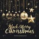 Black Gold Merry Christmas Greeting Card - Elegant Festive Holiday Invitation for Personal and Business Use 6