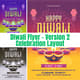 Diwali Flyer Version 2 Celebration Layout - Vibrant Marketing Template for Festive Campaigns and Brand Engagement 1