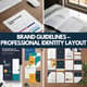 Brand Guidelines Professional Identity Layout - Sleek Marketing Templates for Cohesive Brand Presentation and Commercial Use 6