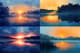 Sunrise Over a Tranquil Lake - Peaceful Morning View - Serene Nature Wall Art for Calm Spaces and Relaxing Interiors 3