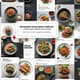 Restaurant Social Media Template - Food Post Design Collection - Modern Culinary Graphics for Engaging Brand Presence 1