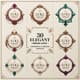 30 Elegant Emblem Logos - Ornamental and Timeless Badge Set for Professional Branding and Business Identity 3