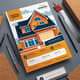 Roofing Company Flyer - Promotional A4 Template - Versatile Marketing Design for Contractors and Building Professionals 4