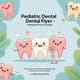 Pediatric Dental Flyer - Professional Promo Template AI+PNG - Clean Health Care Marketing Design for Pediatric Dentistry Campaigns 3