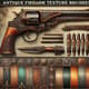 Antique Firearm Texture Brushes Photoshop - Vintage Texture Brushes for Realistic Aged Firearm Effects and Detailed Photo Editing 3