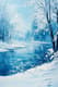Tranquil Winter Landscape Acrylic - Serene Acrylic Painting Art for Calm Home Decor and Creative Expressions 2025 1