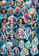 50 Sea Princess Mermaid Sticker Set - Vibrant Underwater Illustrations for Creative Projects and Personal Branding 6