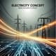 Electricity Concept Background - Dynamic Business & Technology Stock Video for Industry Projects 3