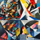 Hard Edge Sharp Angular Forms - Bold Abstract Art for Contemporary Creative Spaces and Visual Projects 5