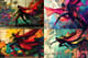 Heroic Superhero Graffiti Art - Urban Street-Style Character Art for Creators and Designers 1