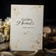 Golden Florals Embossed Card - Elegant Wedding & Engagement Invitation for Timeless Celebrations 5
