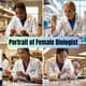 Portrait of Female Biologist - Cinematic Educational Stock Video for Science & Medical Projects 4