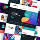 VividEcho Creative One Page Agency - Vibrant Landing Page Template for Modern Web Design Projects 1