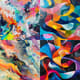 Lyrical Abstract - Fluid Intertwined Lines - Expressive Abstract Art for Contemporary Interiors and Creative Spaces 5