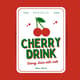 Cherry Drink Bottle Label - Bold & Fun Style - Vibrant Packaging Templates for Retail & Shipping Branding 3