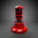Red Beacon Light Base - Precision 3D Printing Model for Technical Prototyping and Creative Projects 6