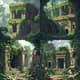 Ancient Ruins Overgrown Pixel Landscape - Vibrant Pixel Art Scenes for Game Developers and Digital Creators 2025-2026 4
