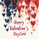 Pouring Happy Valentine's Day Card - Elegant Romantic Greeting for Heartfelt Moments and Personal Connections 6