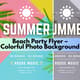 Beach Party Flyer - Colorful Photo Background - Vibrant Marketing Template for Engaging Event Promotions 3