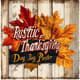 Rustic Thanksgiving Day Poster - Warm Harvest Greetings for Seasonal Celebrations and Home Decor 4