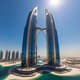 Dubai Frame Landmark Aerial View - Cinematic Urban Architecture Stock Video for Creative Projects and Marketing 5
