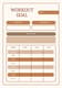 Earth Tone Fitness Essentials Brown Minimalist Planner - Streamlined Wellness Organizer for Active Lifestyles and Goal Tracking 4