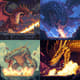Retro Boss Fight with Gigantic Enemy - Retro Pixel Art for Gaming Projects and Nostalgic Creators 4