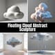Floating Cloud Abstract Sculpture - Contemporary 3D Printable Art for Designers and Creators 5