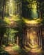 Quiet Forest Glade - Serene Woodland Landscape Art for Tranquil Spaces and Nature Lovers 4