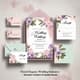 Floral Elegance Wedding Stationery - Romantic Invitation & Identity Bundle - Premium Business Card Templates for Wedding Professionals and Event Planners 4