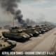 Aerial View Tanks Ukraine Conflict - Cinematic Stock Video for Sports, Fitness & Vehicle Projects 5