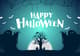 Blue White Modern Occult Halloween Greeting Card - Stylish Occult-Themed Halloween Invitation for 2025 Seasonal Events 3