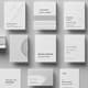 Elegant Line Business Cards - Minimal Monochrome Collection - Sleek Professional Templates for Impactful Branding and Networking 4