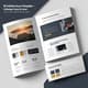 Bi-Fold Brochure Template - InDesign Cover & Inner Layouts - Sleek Commercial Marketing Design for Agencies and Brands 5