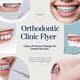 Orthodontic Clinic Flyer - Clean AI Promo Design for Dental Services Marketing and Patient Outreach 3