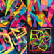 Neon Abstract Trapezoids - Asymmetrical Expressionism - Vibrant Abstract Art for Contemporary Creative Spaces and Brand Projects 5