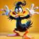 Daffy Duck Cartoon Collection - Editable Cartoon Illustrations for Fun, Playful Designs and Creative Projects 4