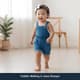 Toddler Walking in Jeans Romper - Cinematic Lifestyle Stock Video for Family & Children Projects 6