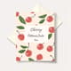 Cherry Patterned Cute Sorry Note - Charming Apology Card Design for Thoughtful Personal and Business Messages 1