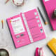 Bullet Escape Pink Itinerary Travel Journal - Stylish Travel Planner for Efficient Vacation Organization and Personal Adventures 4