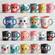 80 Plus Kids Mug Designs - Playful and Vibrant Mug Graphics for Children's Gifts and Personal Use 6