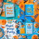 Playful Bash Blue Orange Party Planner - Vibrant Event Planning Templates for Memorable Celebrations and Seamless Organization 4