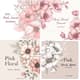 Pink Floral Sketch Funeral Invitation - Elegant Memorial Invitation Template for Sensitive and Respectful Tributes 1