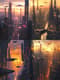 Futuristic Cityscape at Sunset - Vibrant Sci-Fi Illustration for Visionary Creators and Digital Art Projects 3