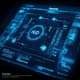 Futuristic HUD Flow - Textured Hologram Lines - Cinematic Motion Graphics Overlays for Dynamic Video Enhancement and Tech Visuals 1