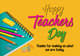 Playful Teachers Day Card - Cheerful and Creative Greeting Design for Educators and Students 6