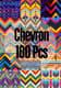 100 Contemporary Chevron Designs - Modern Geometric Pattern Collection for Creative Branding and Print Projects 3