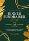 Gold Black Fundraiser Invite Portrait - Elegant Business & Events Invitation Templates for Professional Impact 3